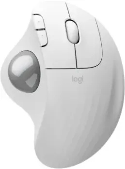 Logitech Ergo M575S (белый, серебристый шарик)