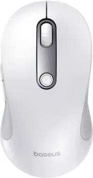 Baseus F02 Ergonomic Wireless Mouse (белый, без батарейки в комплекте)