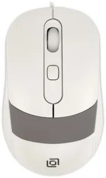 Оклик 310M (белый/серый)