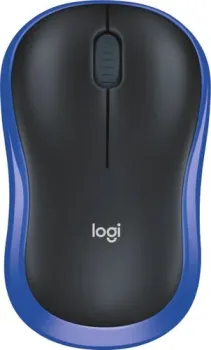 Logitech M186 (черный/синий)
