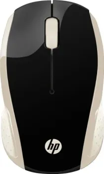 HP Wireless Mouse 200 (черный/золотистый)