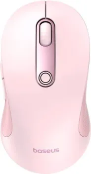 Baseus F02 Ergonomic Wireless Mouse (розовый, без батарейки в комплекте)