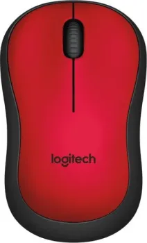 Logitech M221 (красный/черный)