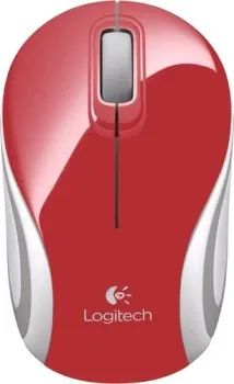 Logitech M187 (красный/серый)