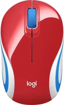 Logitech M187 (красный/синий)