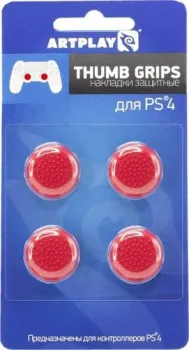 Artplays Thumb Grips для PS4 (4 шт., красный)