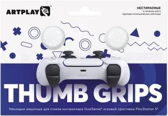 Artplays Thumb Grips для DualSense PS5 (2 шт, белый) ART26