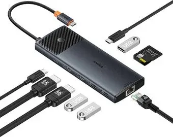 Baseus Metal Gleam Series II 10-in1 USB Hub B00061800123-00