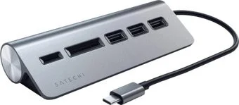 Satechi USB-C Combo Hub ST-TCHCRM (серый космос)