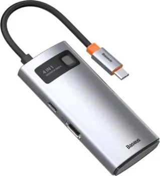 Baseus Metal Gleam Series 4 in 1 Multifunctional Type-C CAHUB-CY0G
