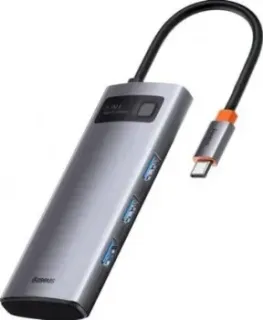 Baseus Metal Gleam Series Multifunctional HUB Type-C Hub Docking Station CAHUB-CX0G