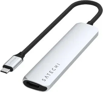 Satechi 6-in-1 USB-C Slim Multiport Adapter ST-P6SS (серебристый)