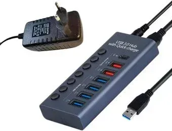 USBTOP USB Type-A - 6xUSB Type-A/1xUSB Type-C 559234