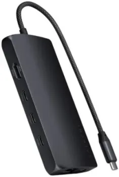 Satechi USB-C Multiport Adapter 8K With Ethernet V3 ST-P8KED (черный)