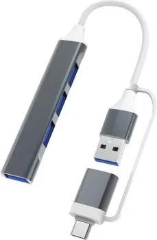 USBTOP USB Type-A/USB Type-C - 4xUSB Type-A 556710