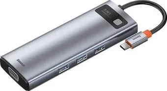 Baseus Metal Gleam Series 9-in-1 Multifunctional Type-C CAHUB-CU0G