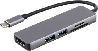 USBTOP USB3.1 Type-C - 2xUSB3.0/HDMI/TF/SD