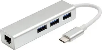 USBTOP USB3.1 Type-C - 3xUSB3.0/RJ45