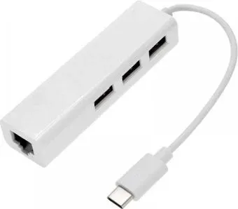 USBTOP USB3.1 Type-C - 3xUSB2.0/RJ45