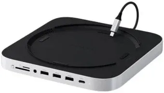 Satechi Stand &amp; Hub For Mac Mini / Studio With NVMe SSD Enclosure ST-GMMSHS