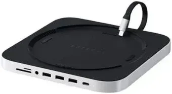 Satechi Aluminum Stand &amp; Hub for Mac Mini ST-ABHFS (серебристый)