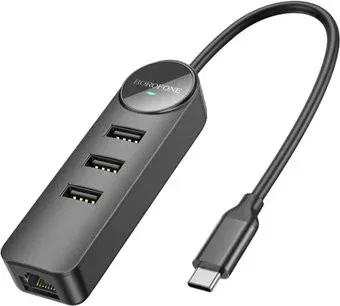 Borofone DH6 USB Type-C (3 x USB 2.0, 0.2 м)