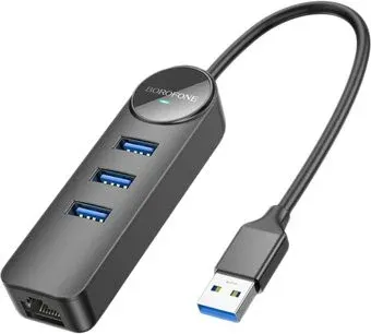 Borofone DH6 USB Type-A (3 x USB 3.2 Gen1, 0.2 м)