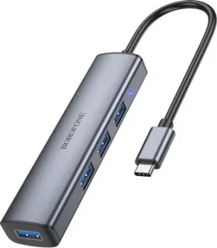 Borofone DH12 USB Type-C (4 x USB 3.2 Gen1, 0.2 м)