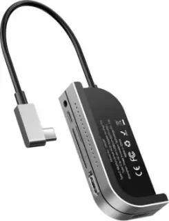 Baseus Bend Angle No.7 Multifunctional Type-C HUB Converter CAHUB-WJ0G