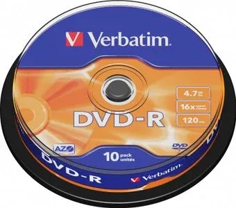 Verbatim 4.7Gb 16x 43523 (10 шт.)