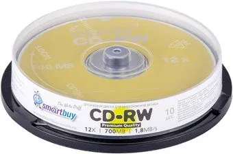 SmartBuy SBCD-RW10 700Mb 12х (10 шт.)