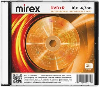 Mirex 4.7Gb 16x UL130013A1S (1 шт.)