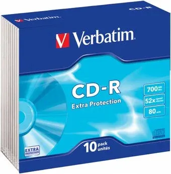 Verbatim 700Mb 52x 43415 (10 шт.)