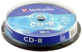 Verbatim 700Mb 52x 43437 (10 шт.)