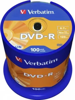 Verbatim 4.7Gb 16x 43549 (100 шт.)