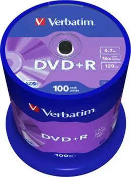 Verbatim 4.7Gb 16x 43551 (100 шт.)