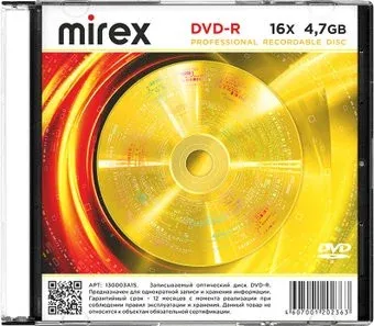 Mirex 4.7Gb 16x UL130003A1S (1 шт.)