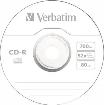 Verbatim 700Mb 52x 43787_1 (1 шт.)