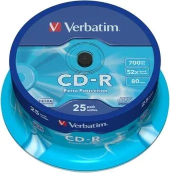 Verbatim 700Mb 52x 43432 (25 шт.)