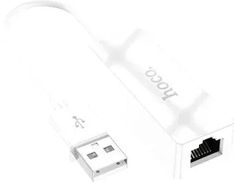 Hoco UA22 USB Type-A - RJ45 (0.15 м, белый)