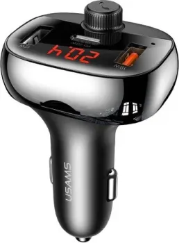 Usams US-CC143 50W 3 Ports Digital Display Wireless FM