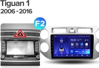Teyes 9'' CC3 3+32G для Volkswagen Tiguan 1 NF 2006-2017 F2