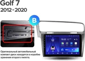 Teyes 10.2" CC2 PLUS FTJ 3+32G для Volkswagen Golf 7 MK7 2012-2020 F2