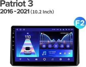 Teyes 10.2'' X1 4G 2+32G для UAZ PatRiot 3 2016-2021 F2