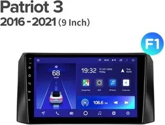 Teyes 9'' CC3 3+32G для UAZ PatRiot 3 2016-2021 F1
