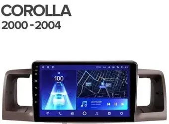 Teyes 9'' X1 4G 2+32G для Toyota Corolla E130 E120 2000-2004
