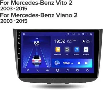 Teyes 10.2'' CC2L PLUS 2+32G (1 Din) для Mercedes-Benz Vito 2 W639 2010-2015 Viano 2 W639 2003 - 2015