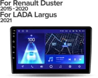 Teyes 9'' CC3 3+32G для Renault Duster 2015-2020 F1 Lada Largus 2021