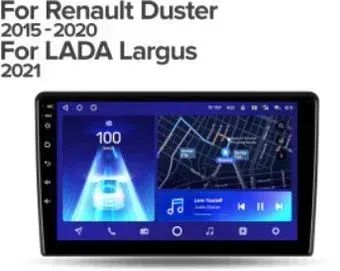 Teyes 9'' X1 4G 2+32G для Renault Duster 2015-2020 F1 Lada Largus 2021