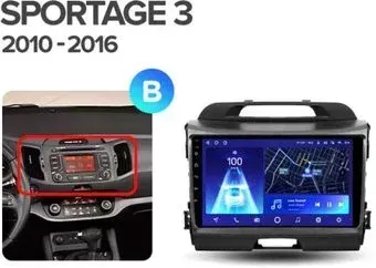 Teyes 9'' CC3 3+32G для Kia Sportage 3 SL 2010-2016 B